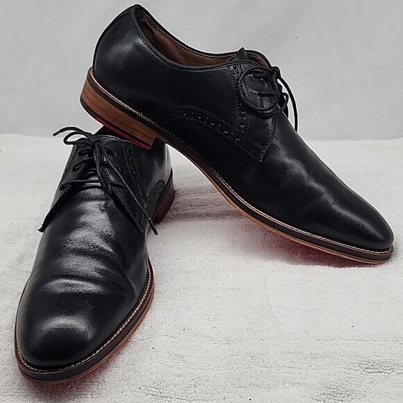 ●JOHNSTON & MURPHY● CONRAD PLAIN TOE ●LEATHER● ELEGANT● OXFORD● MENS 12 VGUC - Picture 11 of 16